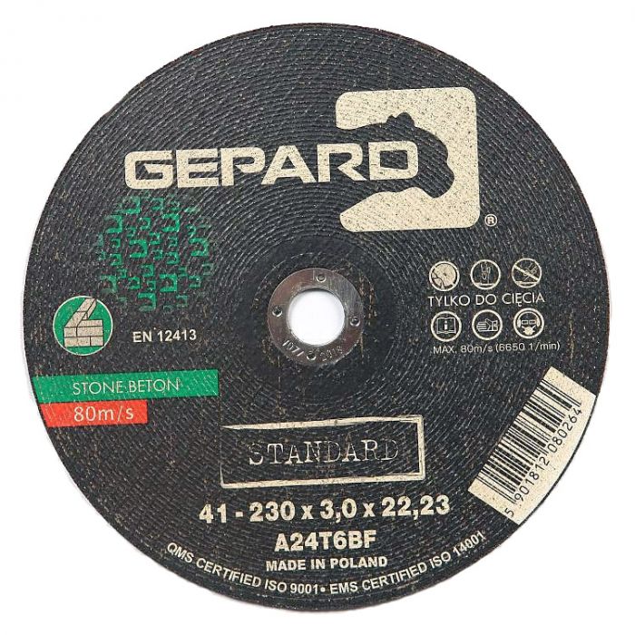 Tarcza do betonu 230/3,0mm Gepard Standard G23030BST