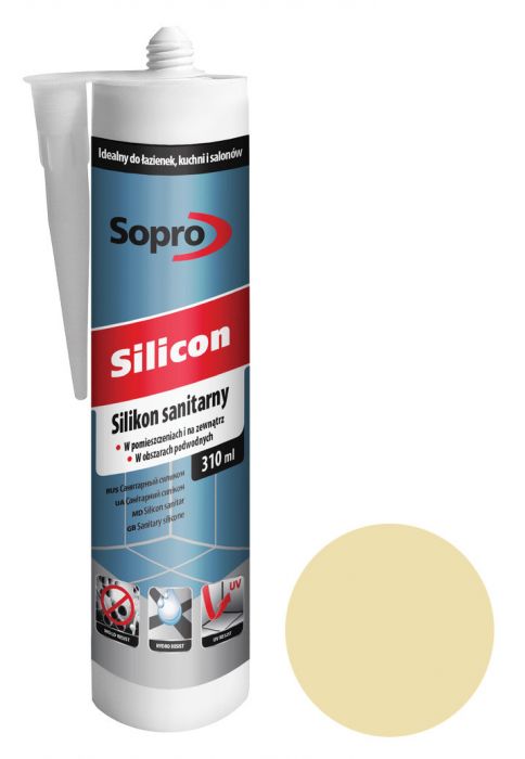 Silikon sanitarny Sopro pergamon 27 310 ml